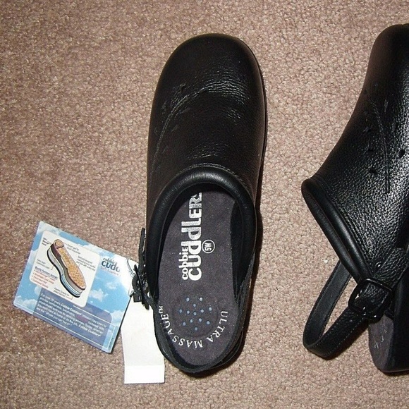 Vintage Soft Ultra Massage Leather Black Slingback - Picture 5 of 7